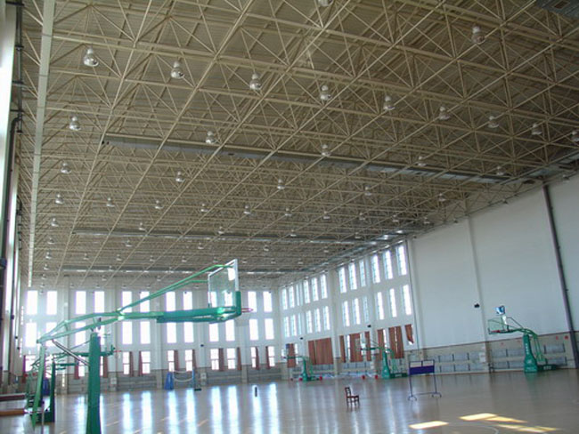 海东篮球馆网架案例